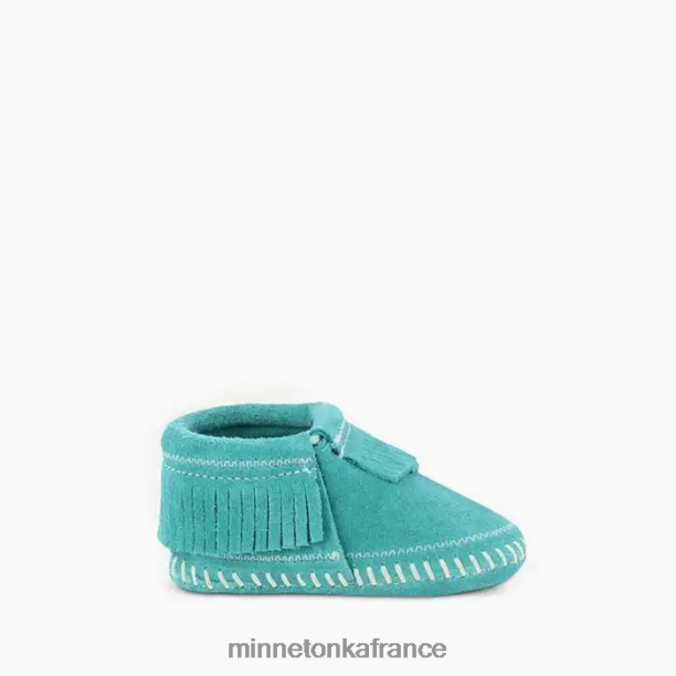 Riley bottillon enfants Minnetonka turquoise 6N6FP482 chaussure