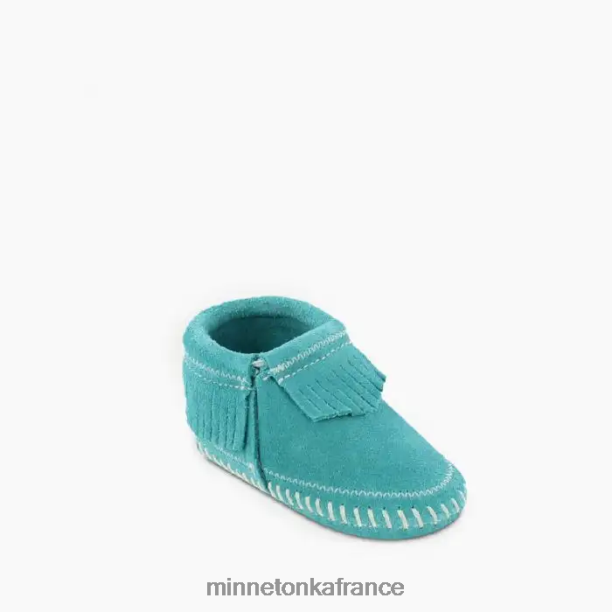 Riley bottillon enfants Minnetonka turquoise 6N6FP482 chaussure