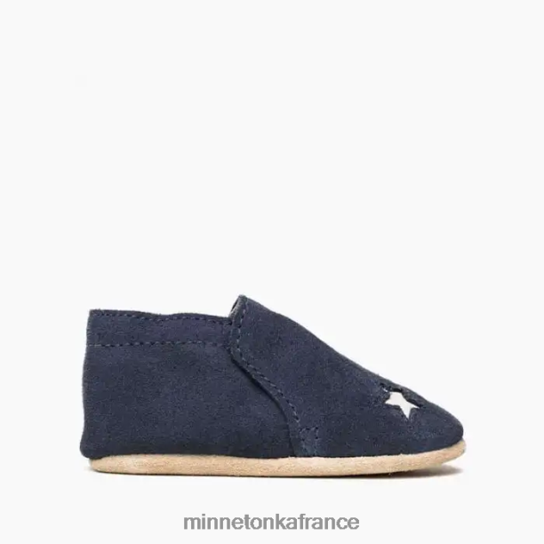 chausson étoile pour bébé enfants Minnetonka marine 6N6FP475 chaussure