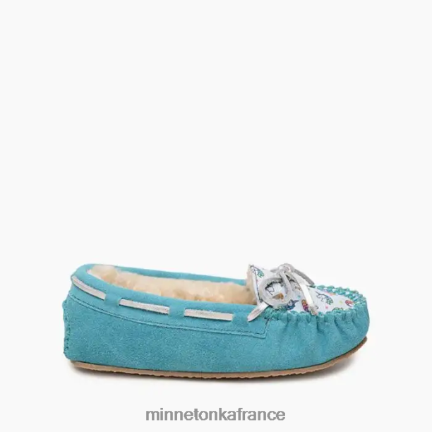 Cassie enfants Minnetonka licorne turquoise 6N6FP497 chaussure
