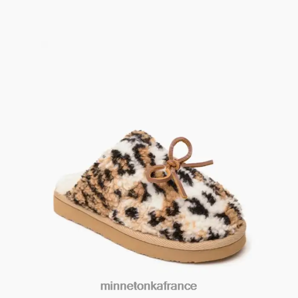 mini éraflures enfants Minnetonka animal à la cannelle 6N6FP508 chaussure