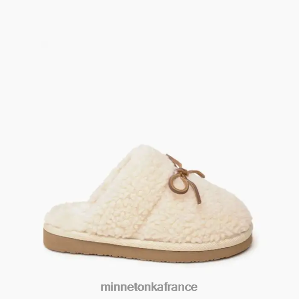 mini éraflures enfants Minnetonka crème 6N6FP509 chaussure