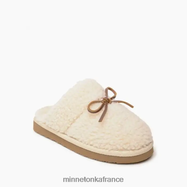 mini éraflures enfants Minnetonka crème 6N6FP509 chaussure