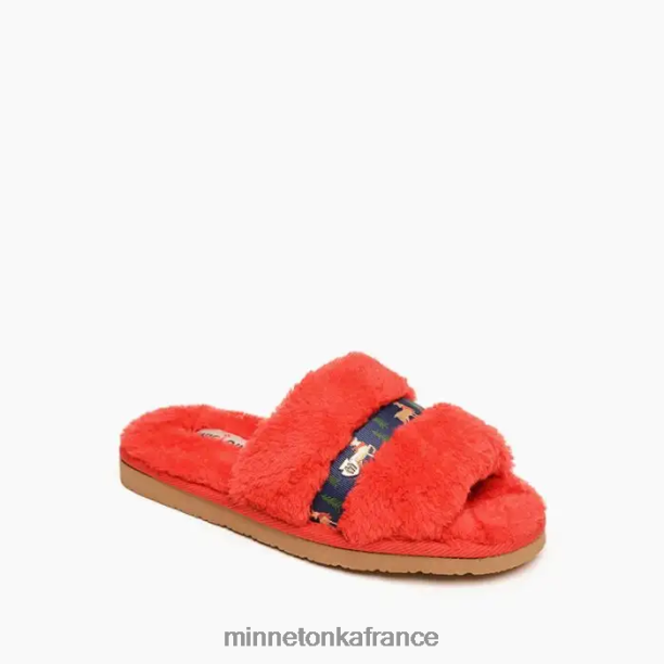 renne lizzie enfants Minnetonka renne rouge 6N6FP507 chaussure