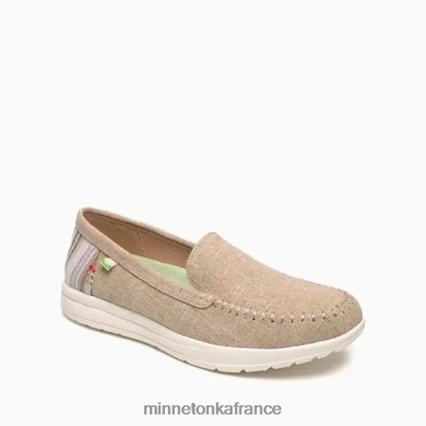 découvrir femmes Minnetonka naturel 6N6FP106 chaussure