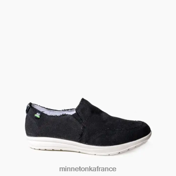 étendue femmes Minnetonka noir 6N6FP134 chaussure