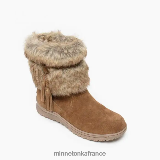 Everett femmes Minnetonka brun poussiéreux 6N6FP41 chaussure