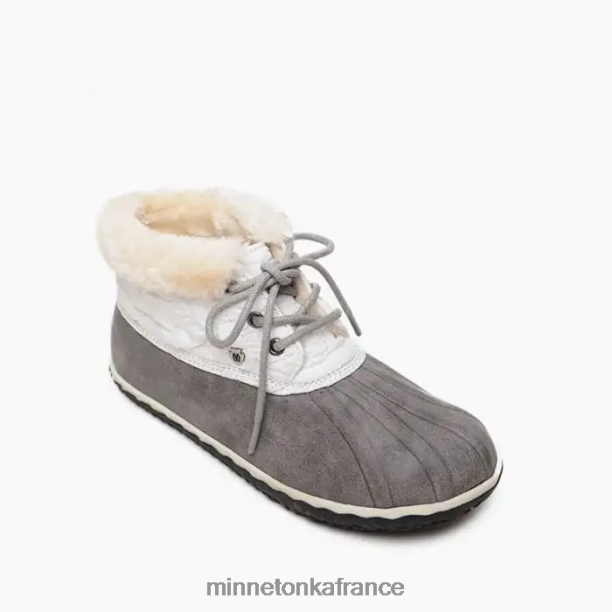 Téga femmes Minnetonka gris 6N6FP52 chaussure