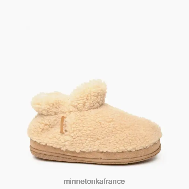 chausson brekyn femmes Minnetonka bronzage doré 6N6FP296 chaussure