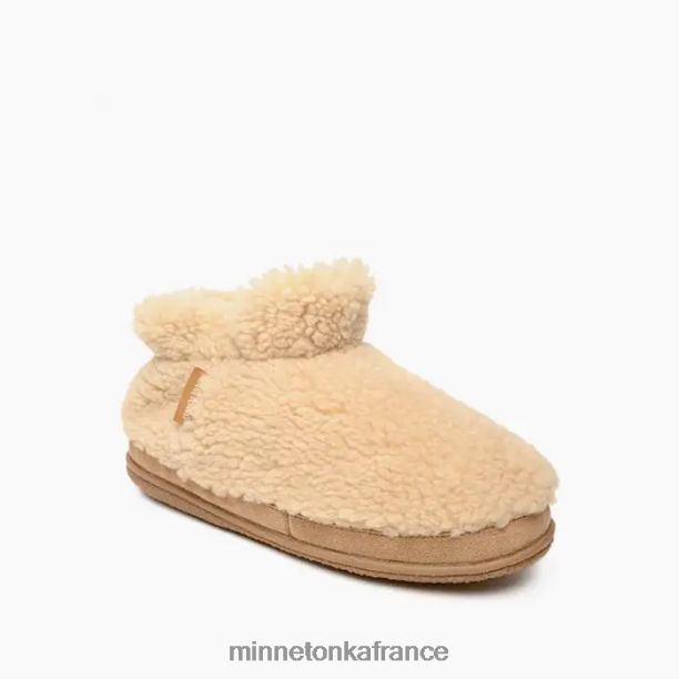 chausson brekyn femmes Minnetonka bronzage doré 6N6FP296 chaussure