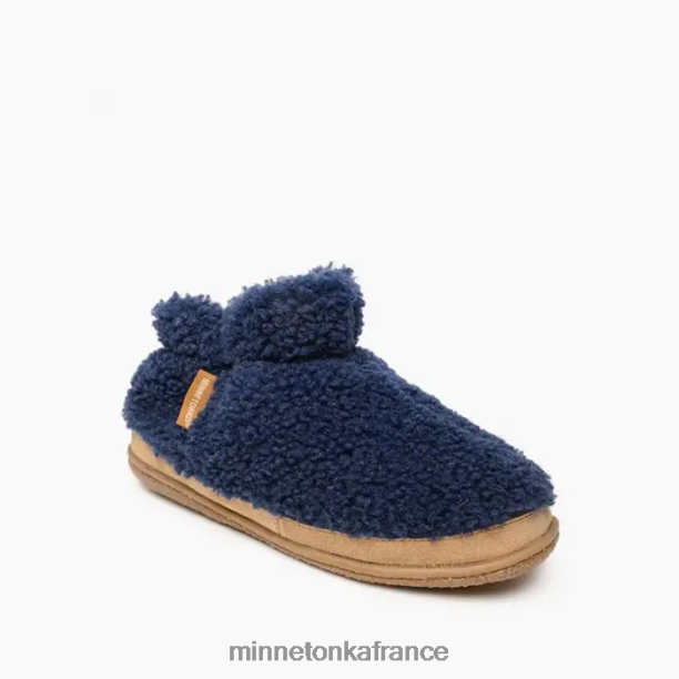 chausson brekyn femmes Minnetonka marine 6N6FP297 chaussure