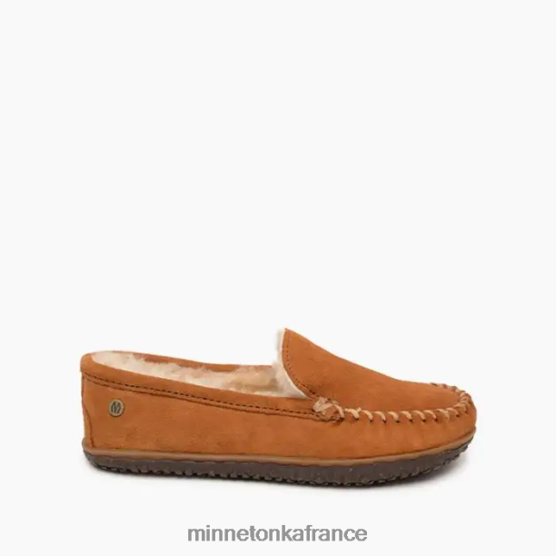 Thérèse en peau de mouton femmes Minnetonka brun 6N6FP142 chaussure