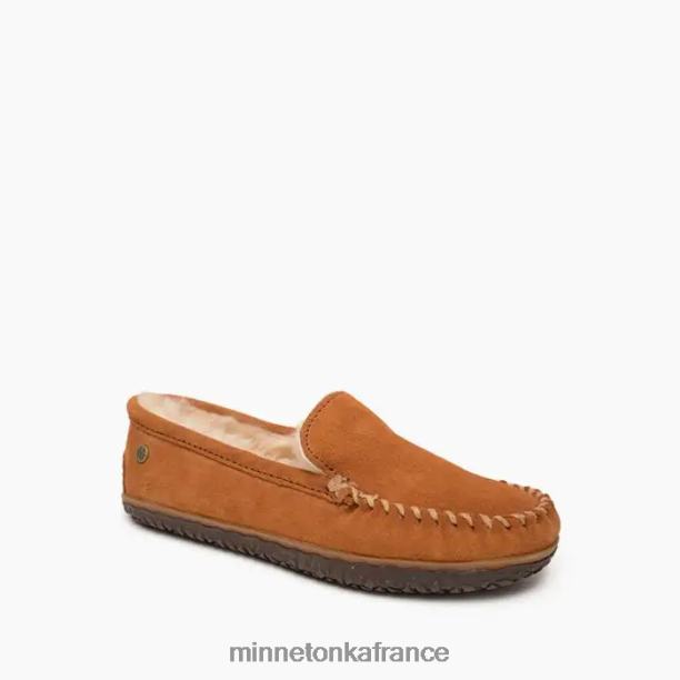 Thérèse en peau de mouton femmes Minnetonka brun 6N6FP142 chaussure