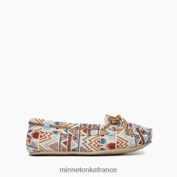 calmement femmes Minnetonka mosaïque crème 6N6FP202 chaussure
