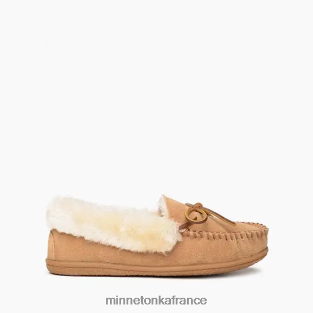 moc à col de camp femmes Minnetonka cannelle 6N6FP269 chaussure