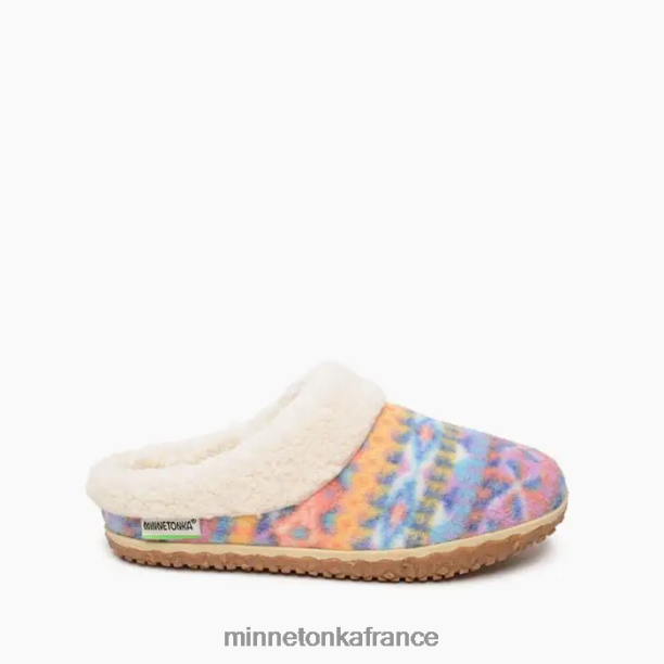 épicéa écologique femmes Minnetonka coucher de soleil orange 6N6FP255 chaussure