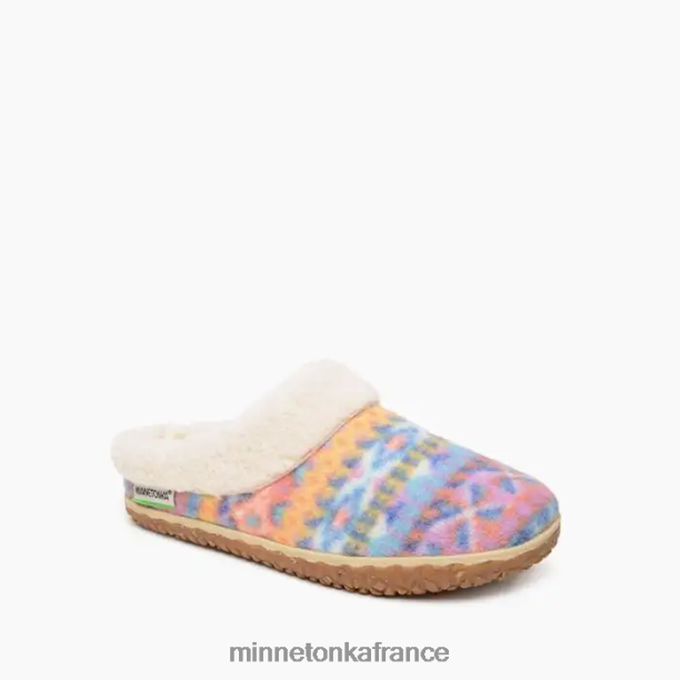 épicéa écologique femmes Minnetonka coucher de soleil orange 6N6FP255 chaussure