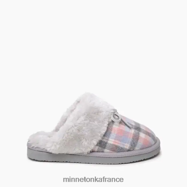 éraflure femmes Minnetonka plaid rose 6N6FP307 chaussure