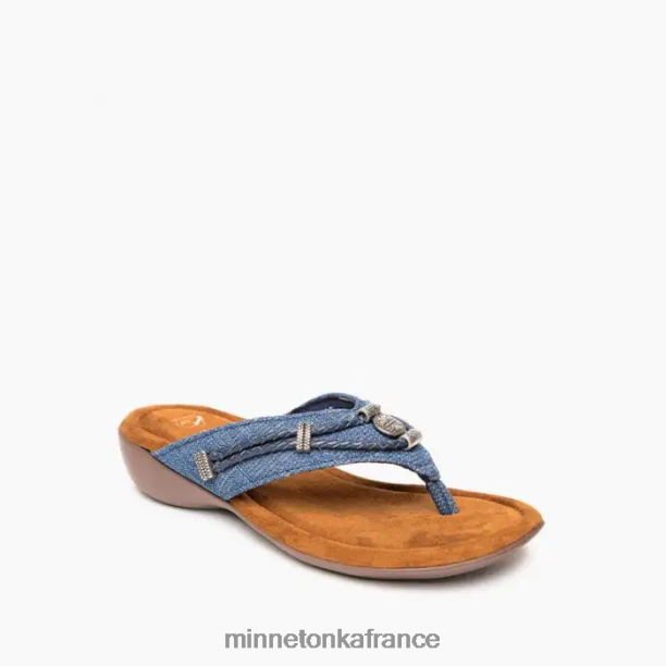 Silverthorne 360 femmes Minnetonka jean bleu 6N6FP153 chaussure