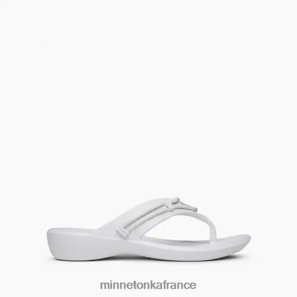 prisme d'argent femmes Minnetonka blanc 6N6FP195 chaussure