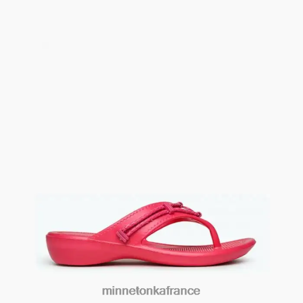 prisme d'argent femmes Minnetonka framboise 6N6FP193 chaussure