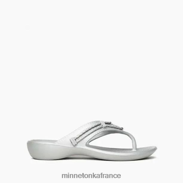 prisme d'argent femmes Minnetonka gris 6N6FP191 chaussure