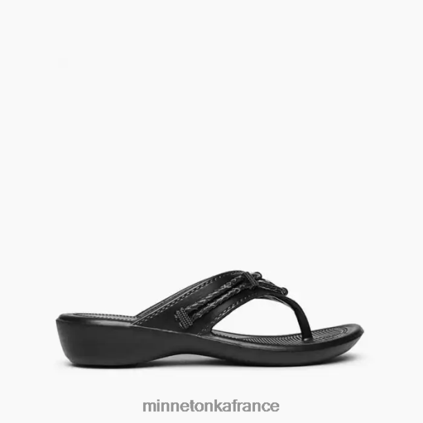 prisme d'argent femmes Minnetonka noir 6N6FP189 chaussure