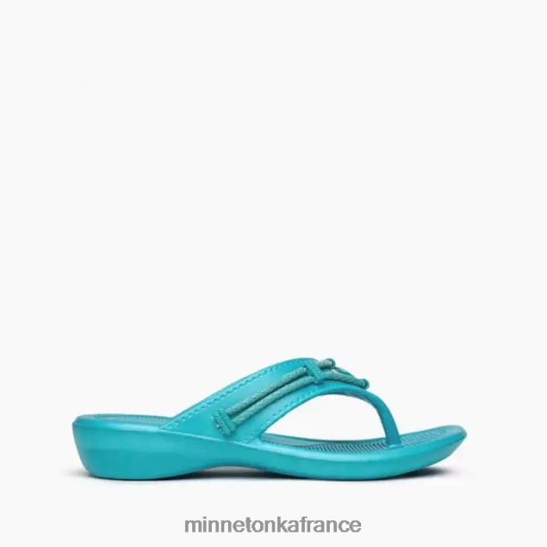 prisme d'argent femmes Minnetonka turquoise 6N6FP194 chaussure
