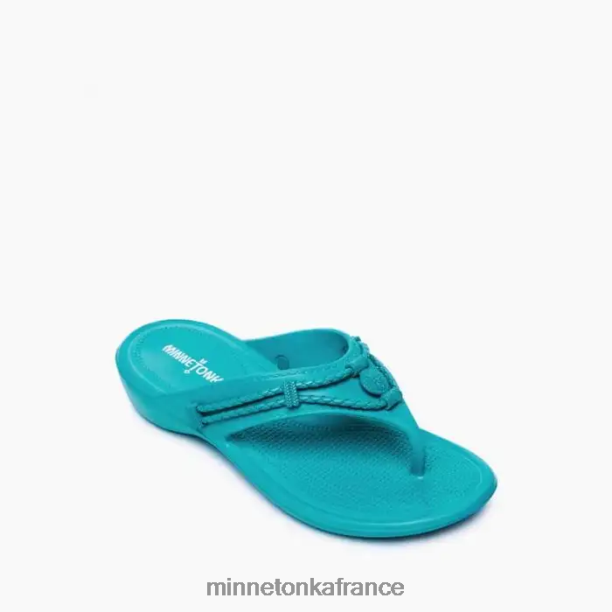prisme d'argent femmes Minnetonka turquoise 6N6FP194 chaussure