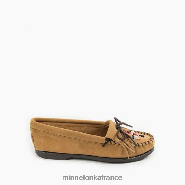 bateau Thunderbird femmes Minnetonka bronzer 6N6FP102 chaussure