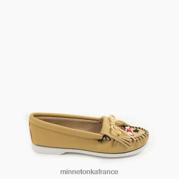 bateau Thunderbird femmes Minnetonka naturel 6N6FP100 chaussure