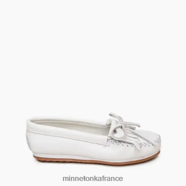 cuir kilty plus femmes Minnetonka blanc 6N6FP64 chaussure