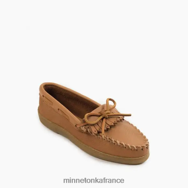 kilty en peau d'orignal femmes Minnetonka naturel 6N6FP114 chaussure