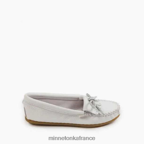 kilty en peau de cerf femmes Minnetonka blanc 6N6FP98 chaussure