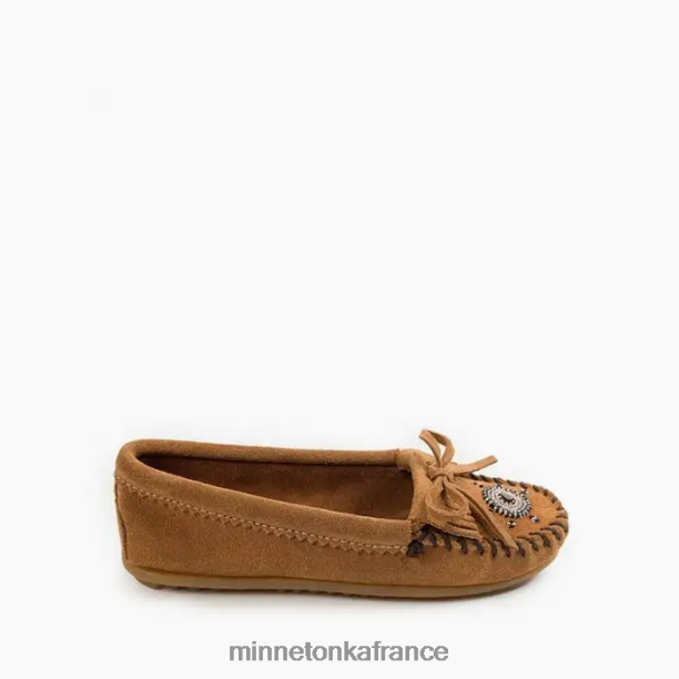 moi à nous moc femmes Minnetonka taupe 6N6FP144 chaussure