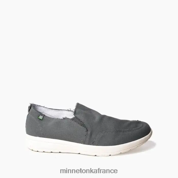 étendue Hommes Minnetonka gris 6N6FP350 chaussure