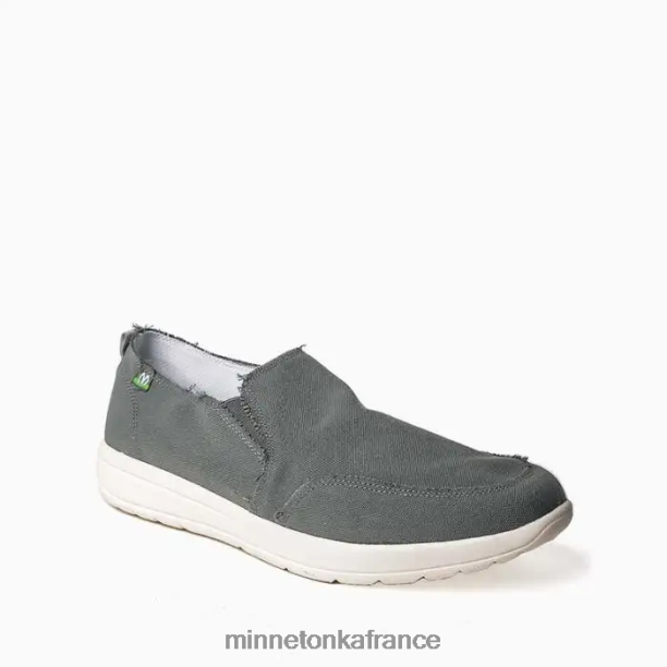 étendue Hommes Minnetonka gris 6N6FP350 chaussure