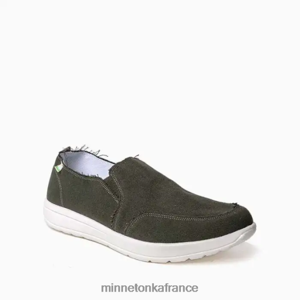 étendue Hommes Minnetonka olive 6N6FP352 chaussure
