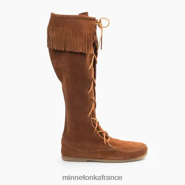 botte haute à lacets sur le devant Hommes Minnetonka brun 6N6FP441 chaussure