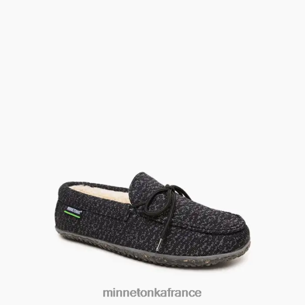 chêne écologique Hommes Minnetonka noir 6N6FP428 chaussure