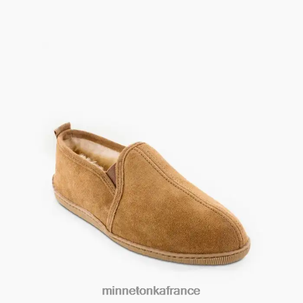 peau de mouton double gore Hommes Minnetonka bronzage doré 6N6FP414 chaussure
