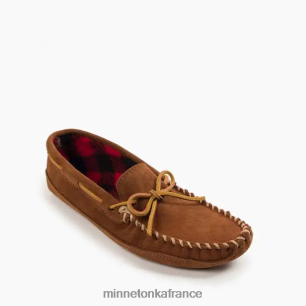 polaire double fond Hommes Minnetonka brun 6N6FP365 chaussure