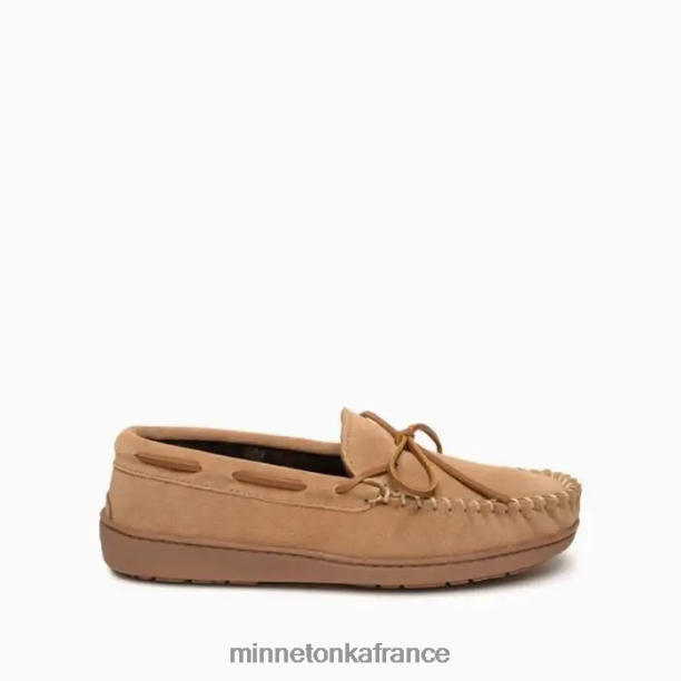 semelle rigide doublée à carreaux Hommes Minnetonka cannelle 6N6FP432 chaussure