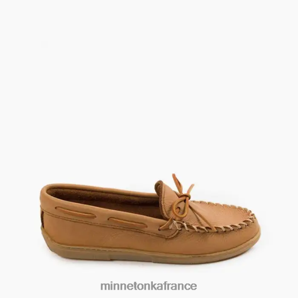 classique en peau d'orignal Hommes Minnetonka naturel 6N6FP327 chaussure