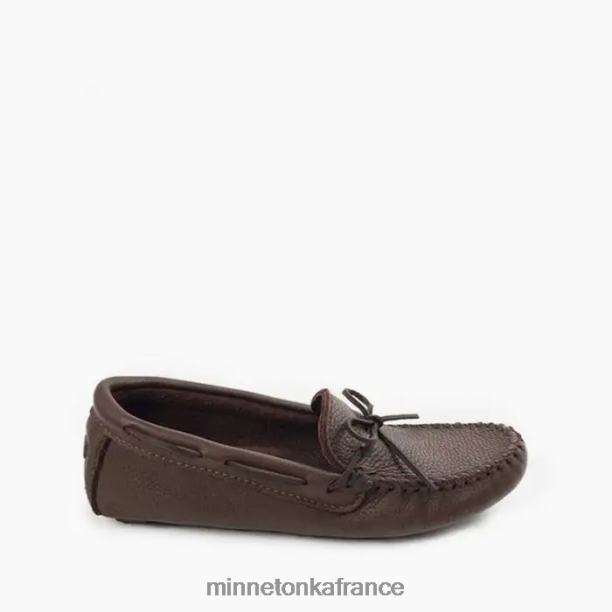 conducteur de peau d'orignal Hommes Minnetonka chocolat 6N6FP355 chaussure