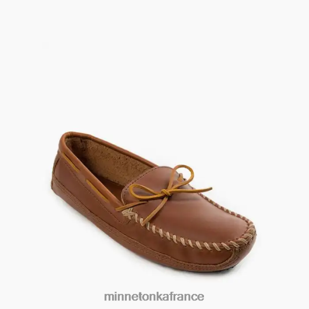 conducteur essentiel Hommes Minnetonka châtaigne 6N6FP345 chaussure