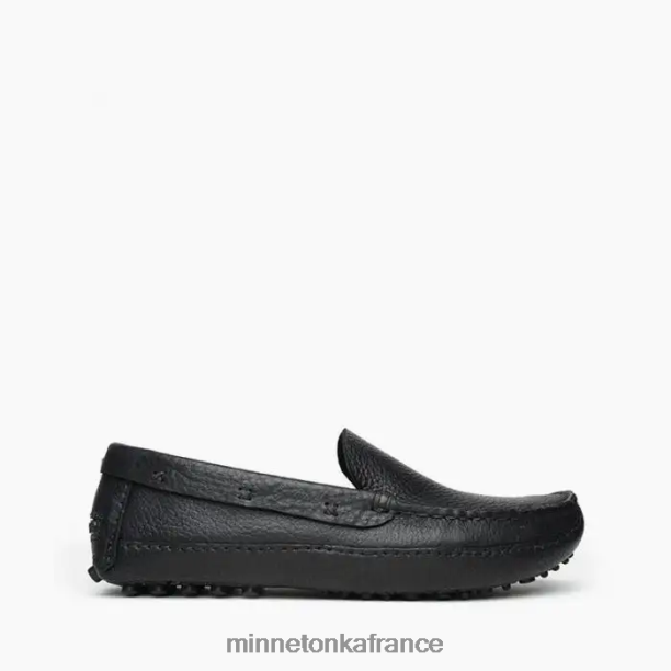 p.w. mocassin de conduite Hommes Minnetonka noir 6N6FP393 chaussure