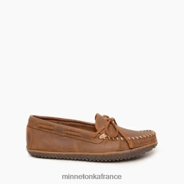 tarik Hommes Minnetonka brun 6N6FP338 chaussure
