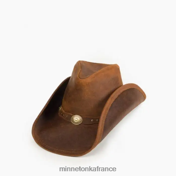 chapeau de mec silverton unisexe Minnetonka collerette brune 6N6FP527 accessoires