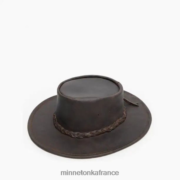 plier le chapeau unisexe Minnetonka marron foncé 6N6FP513 accessoires